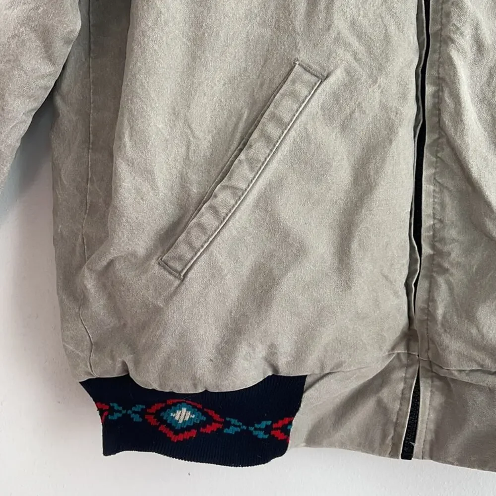 Vintage Knight Riders  western cowgirl duck canvas blanket lined work  coat